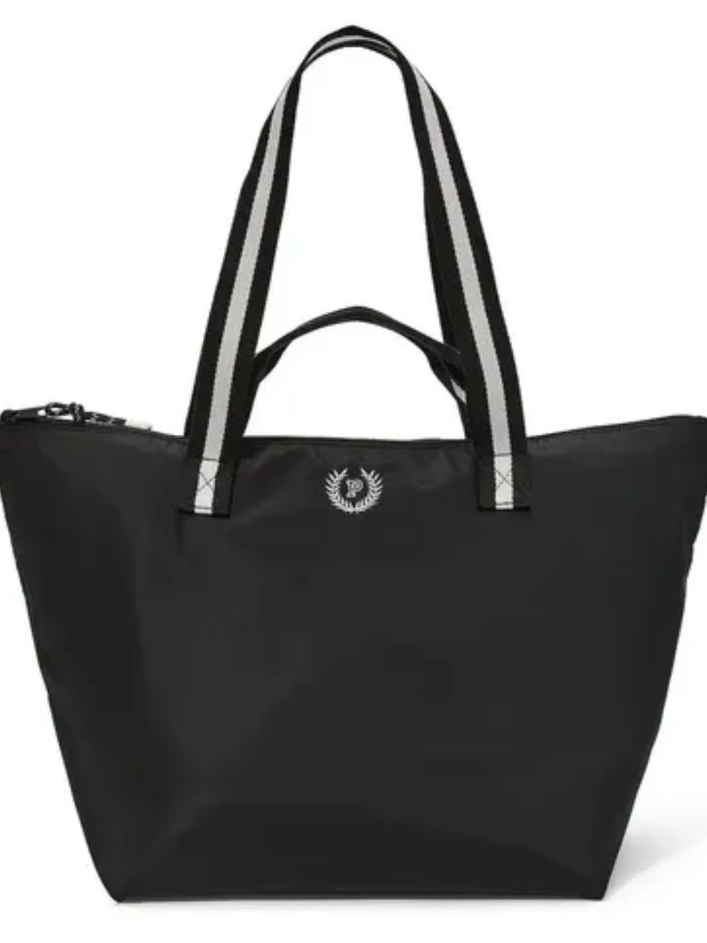 Black Women's Tote Bag nylon pink Victoria secret